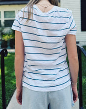 Load image into Gallery viewer, Z SUPPLY: FOUNDATION STRIPE TEE - BOATHOUSE
