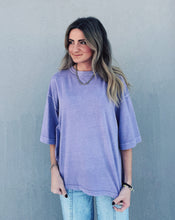 Load image into Gallery viewer, FREE PEOPLE: PERFECT OVERSIZED TEE - PLUM ASH
