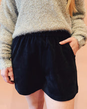 Load image into Gallery viewer, Z SUPPLY: TIA SUEDE SHORT - BLACK
