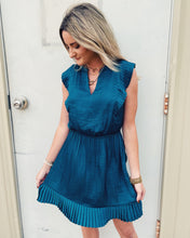 Load image into Gallery viewer, STEVE MADDEN: VERONA DRESS - MIDNIGHT TEAL
