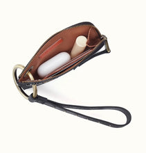Load image into Gallery viewer, HOBO: JETT CREDIT CARD WRISTLET - STUDDED BLACK
