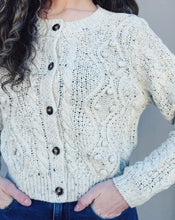 Load image into Gallery viewer, SADIE &amp; SAGE: EFFORTLESS CABLE KNIT CARDIGAN - OATMEAL
