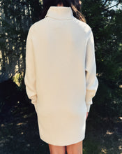 Load image into Gallery viewer, SADIE &amp; SAGE: ANYA TURTLE NECK DRESS - CREAM
