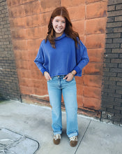 Load image into Gallery viewer, FREE PEOPLE: MY GIRL PULLOVER - BLUE BEAM
