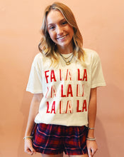 Load image into Gallery viewer, Z SUPPLY: FALALALA BOYFRIEND TEE - SEA SALT
