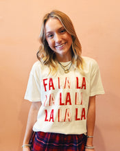 Load image into Gallery viewer, Z SUPPLY: FALALALA BOYFRIEND TEE - SEA SALT
