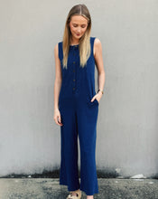 Load image into Gallery viewer, Z SUPPLY: FIONA JERSEY DENIM JUMPSUIT - INDIGO
