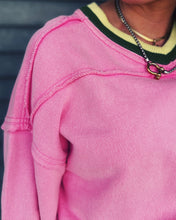 Load image into Gallery viewer, FREE PEOPLE: RIO SWEATSHIRT - PINKY PROMISE COMBO
