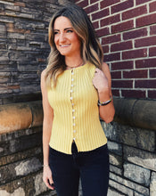 Load image into Gallery viewer, FREE PEOPLE: TILLY VEST - MELLOW YELLOW
