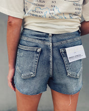 Load image into Gallery viewer, BAYEAS: NOVA MID-RISE DENIM SHORTS - INDIGO
