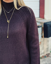 Load image into Gallery viewer, Z SUPPLY: EMERGE FUNNEL NECK SWEATER - CHOCOLATE CHERRY
