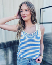 Load image into Gallery viewer, FREE PEOPLE: CLAIRE TANK - GRANADA SKY COMBO
