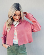 Load image into Gallery viewer, LUCY PARIS: BAKER CARGO TOP - DUSTY ROSE
