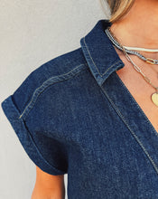Load image into Gallery viewer, STEVE MADDEN: ODIE DRESS - WASHED DENIM
