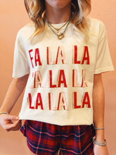 Load image into Gallery viewer, Z SUPPLY: FALALALA BOYFRIEND TEE - SEA SALT
