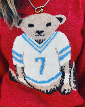 Load image into Gallery viewer, SADIE &amp; SAGE: TEDDY BEAR SWEATER - RED
