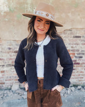 Load image into Gallery viewer, Z SUPPLY: WINTERGLOW FLUFFY CARDIGAN - COCOA BEAN
