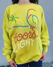 Load image into Gallery viewer, THE LAUNDRY ROOM: COORS LIGHT JUMPER - VINTAGE NEON YELLOW (L)
